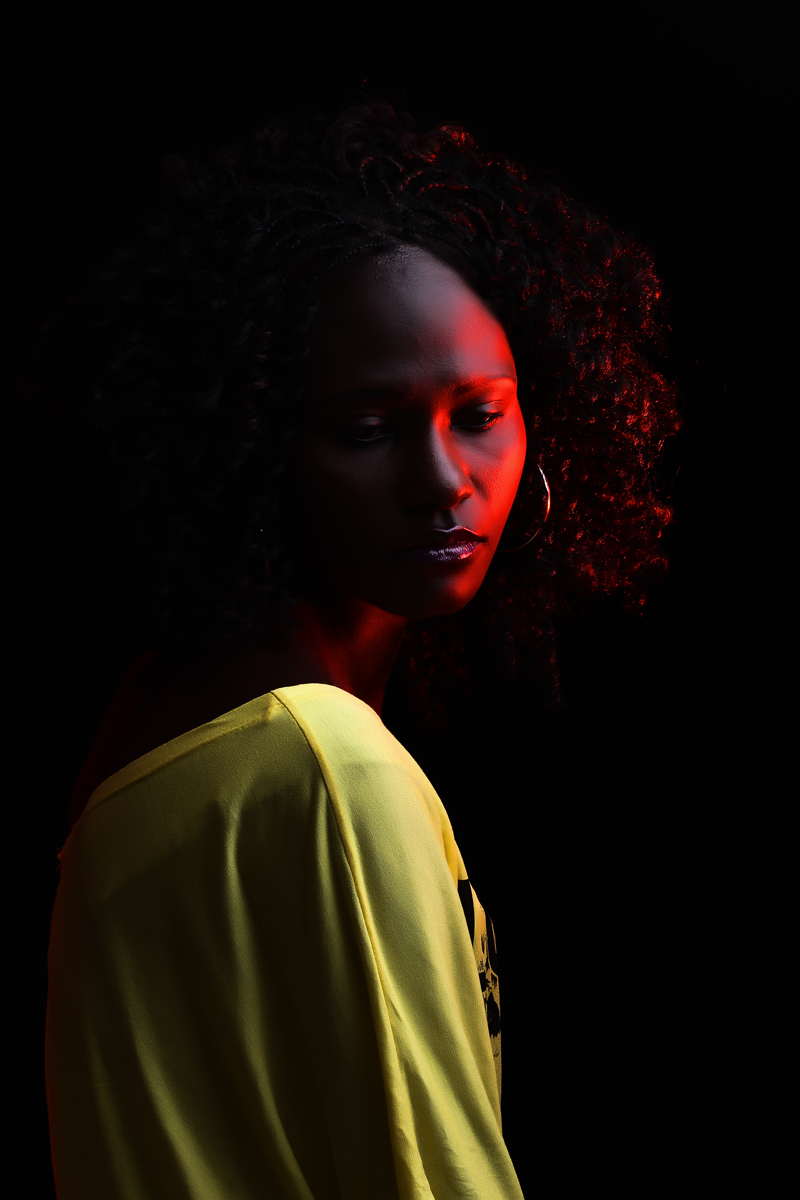 Clotilde Tukei Studio Portraits :: Creative Light Kenyan Photographer