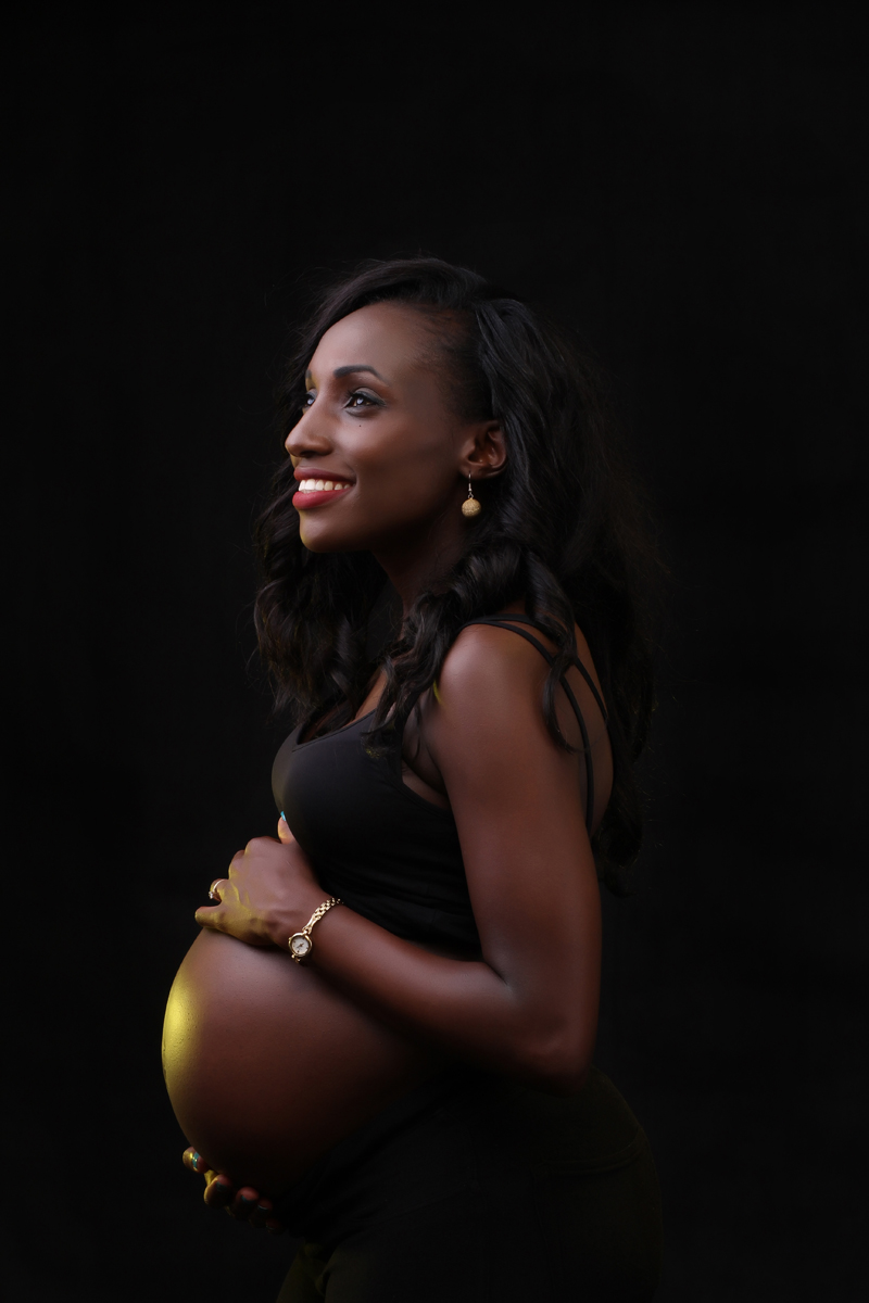 Creative Kenyan Studio Maternity :: Nairobi Baby Bump Portraits