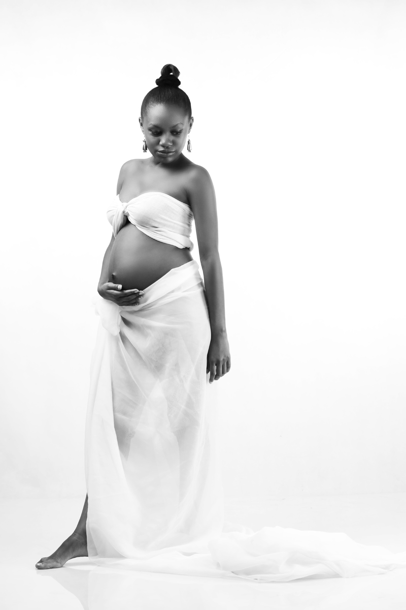 Creative Kenyan Studio Maternity :: Nairobi Baby Bump Portraits 